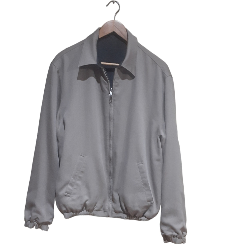 Baracuta Men's Reversible Bomber Style Jacket Tan Black Size Medium